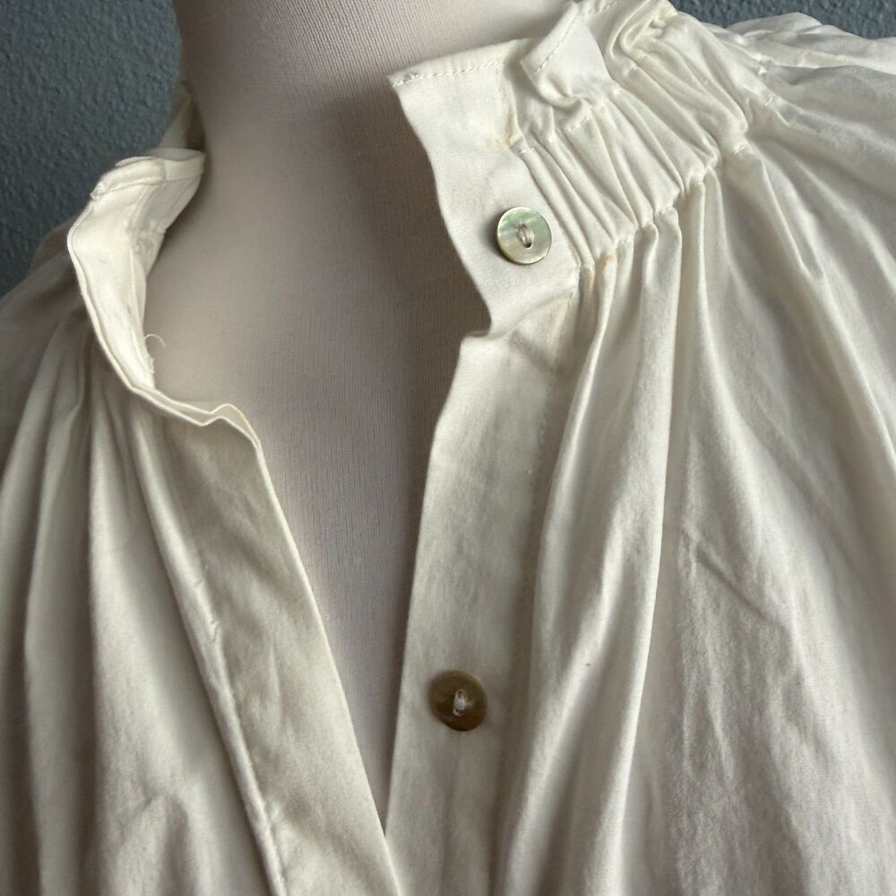 Polamnder Place White Rae Blouse Size Medium - Picture 5 of 12